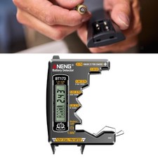 Batterietester, digitaler Haushaltsbatterie-Lebensdauertester f&uuml;r C/D AAA