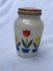 Vtg  Fire King Tulip Milk Glass Pepper Shaker Anchor Hocking MCM Shaker READ