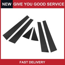 6pcs Door Pillar Window Trim For Chevy Impala 2000-2005 Black