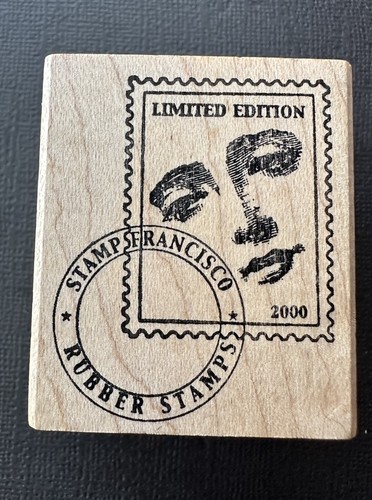 Vintage Stamp Francisco Postal, Postage, Mail, Rubber Stamp, Limited Edition