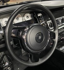 2009-2023 Rolls Royce Dawn Rr6 Complete Black Leather Steering Wheel Oem