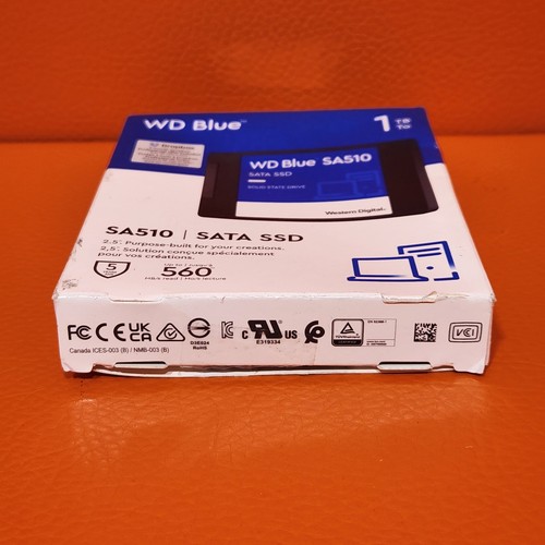 Western Digital 1TB WD Blue SA510 SATA SSD 2.5" Laptop Hard Drive 560 MBs Read - Afbeelding 5 van 10