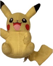 Vintage Tomy Pikachu Plush 9 Waving Smiling Pok mon Collectible Toy GUC 1997