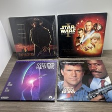 Laserdisc Lot of 25 Star Wars Star Trek Unforgiven The Fugitive Jumanji Maverick