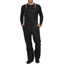 Arctix Men's Avalanche Athletic Fit Insulated Bib Overalls, Black, 2XL Reg
