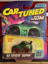 Car Tuned 93 Toyota Supra In Metallic Green 05 Car In Series 5 Jdm Collection