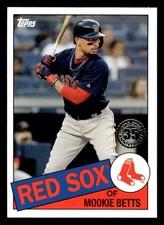 2020 TOPPS MOOKIE BETTS 85-21 1985 TOPPS 35TH ANNIVERSARY (SERIES ONE) RED SOX