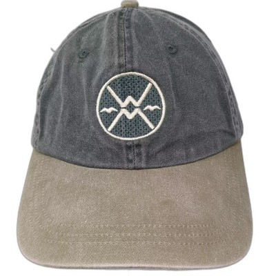 A-Head Werner Paddles Baseball Cap Green Beige OS Embroidered Strapback Hat