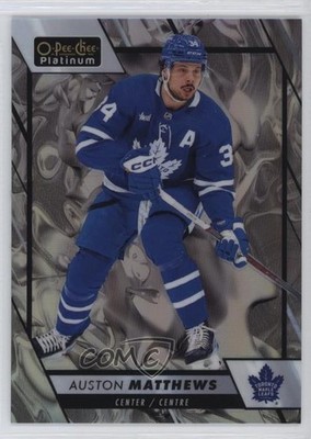2023-24 O-Pee-Chee Platinum Liquid Metal 204/399 Auston Matthews #1 4lz
