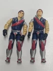 Vintage GI Joe 1985 Crimson Twins Xamot & Tomax Figures Only Cobra Arah Hasbro