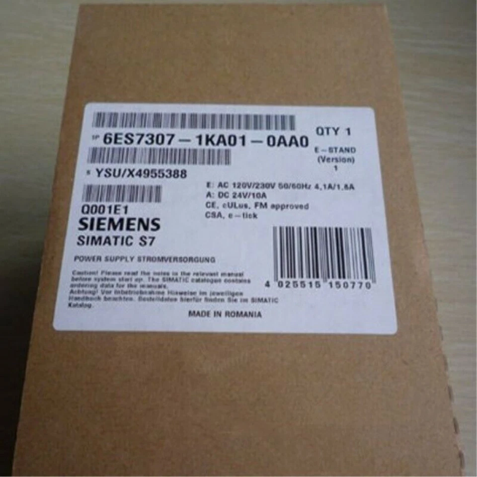 New Siemens 6ES7307-1KA01-0AA0 6ES7 307-1KA01-0AA0 power supply PS307 fast ship - Image 3 of 4