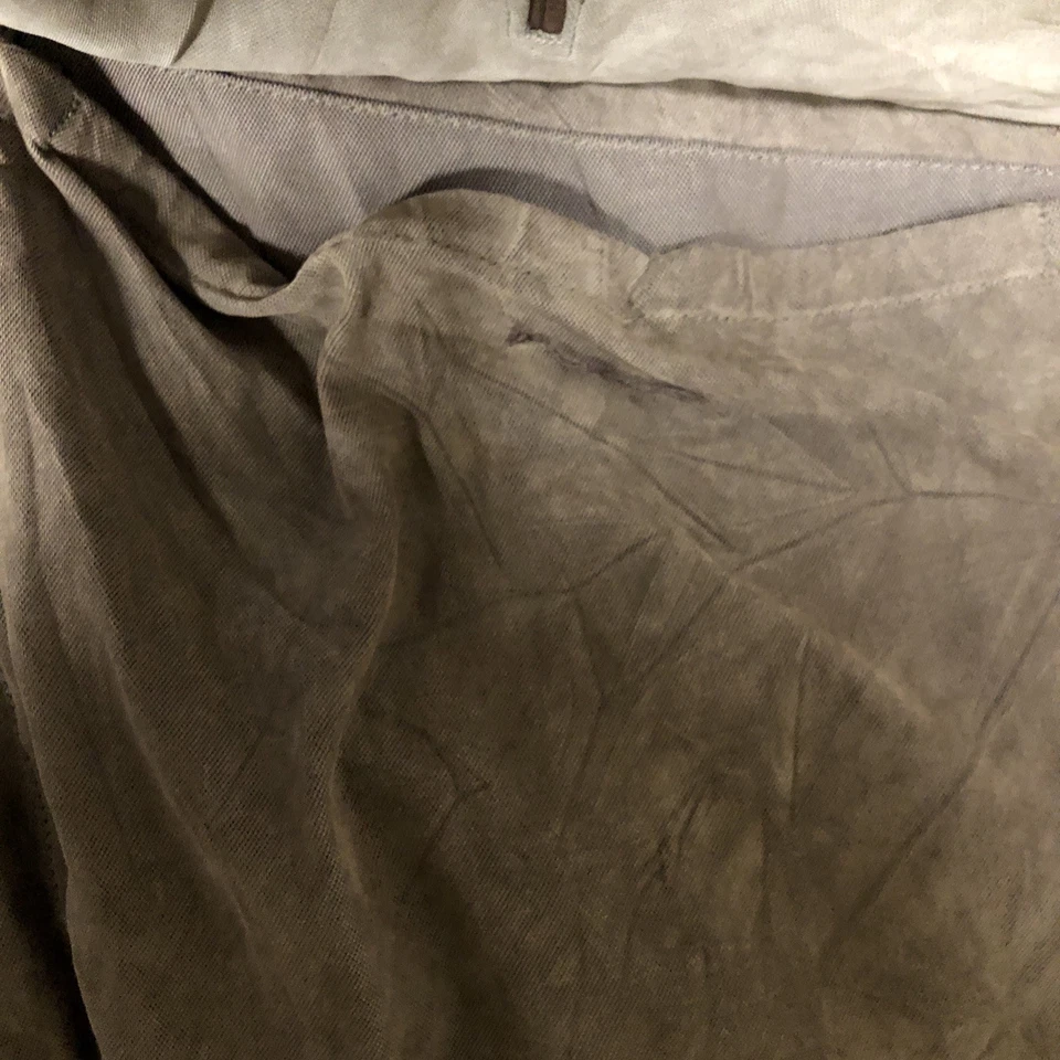 Vtg Rainforest Chore Jacket Barn Coat Leather Collar Men 2XL Brown Down - Image 4 of 4