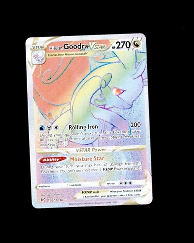 NM SWSH11: Lost Origin Holo Hisuian Goodra VSTAR (Secret) 202/196 1