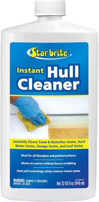 Instant Hull Cleaner - Easily Remove Stains, Scum Lines & Grime for Boat Hulls, 