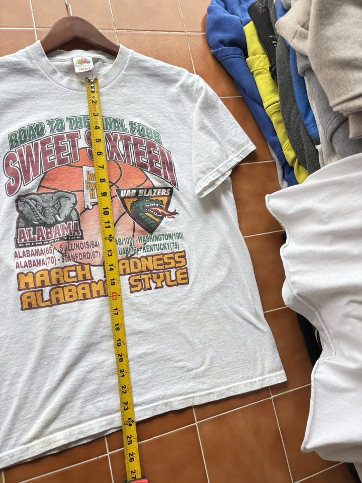 Camisa De Colección Años 90 Alabama Crimson Tide/UAB Blazers March Madness Sweet Sixteen Foto 4 de 4