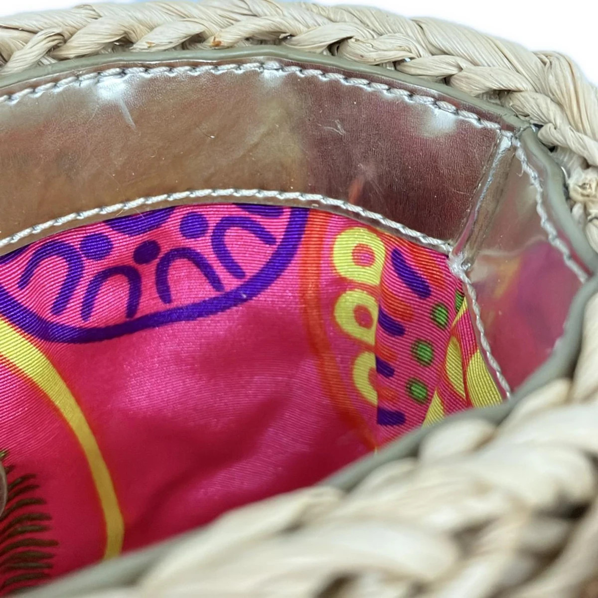 Kate spade - PXRU0802 Beige Gold Brown Straw Leather Tote Bag thumbnail 18