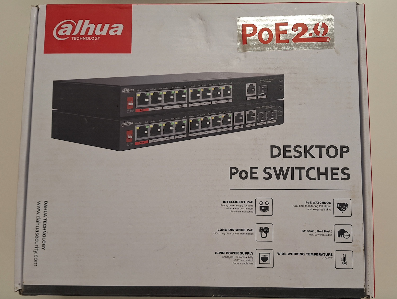 Commutateur 8 Port DAHUA DH-PFS3110 résout les pannes de réseau et coupures