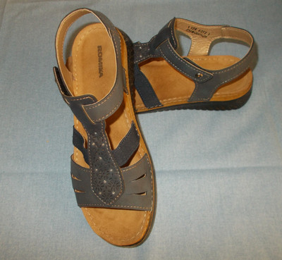 Romika Sandalen Blau Gr. 39 Weite G mittel - NEU - für den Sommer