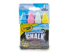 Crayola Washable Sidewalk Chalk 4  CRY51-4104 