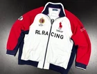 Vintage Men's Polo Ralph Lauren Racing Team Great Britain Full Zip Jacket - XXL