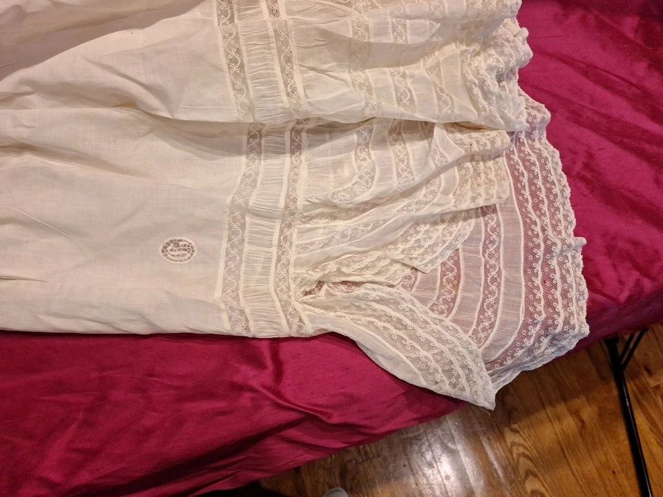 Antique Victorian Bloomers Pataloons Very Fancy Lots of Lace Wedding Trousseau - Image 3 of 4