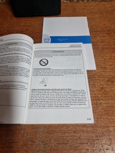 Genuine Mazda 3 Owners Manual Handbook Book Pack & Wallet 2003 To 2009 - Picture 4 of 7
