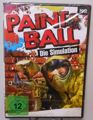 Paint Ball Simulator PC Spiel Software CD-ROM Capture The Flag Div. Arenen #T267