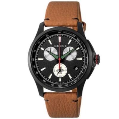 GUCCI 腕時計　Gラウンド　クロノグラフ グッチ 腕時計 手表 メンズ 父の日 グッチ時計 G-クロノ クロノグラフ