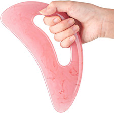 Gua Sha Massage Tool with Handle Resin Larger Guasha Scraping Tool for Back Ne