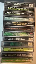 Type O Negative Goth Metal Cassette Tape Collection Metal Mind Roadrunner