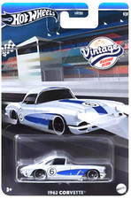 Hot Wheels 2024 Vintage Racing Club 1/5 1962 CORVETTE Silver HRV06