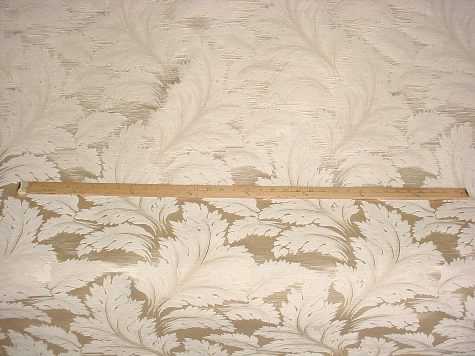 3-3/4Y Scalamandre TV 00041897 Damasco Acanto Floral Damask Upholstery Fabric - Image 2 of 4