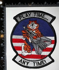 USN US Navy F-14 Tomcat Play Time Any Time Patch