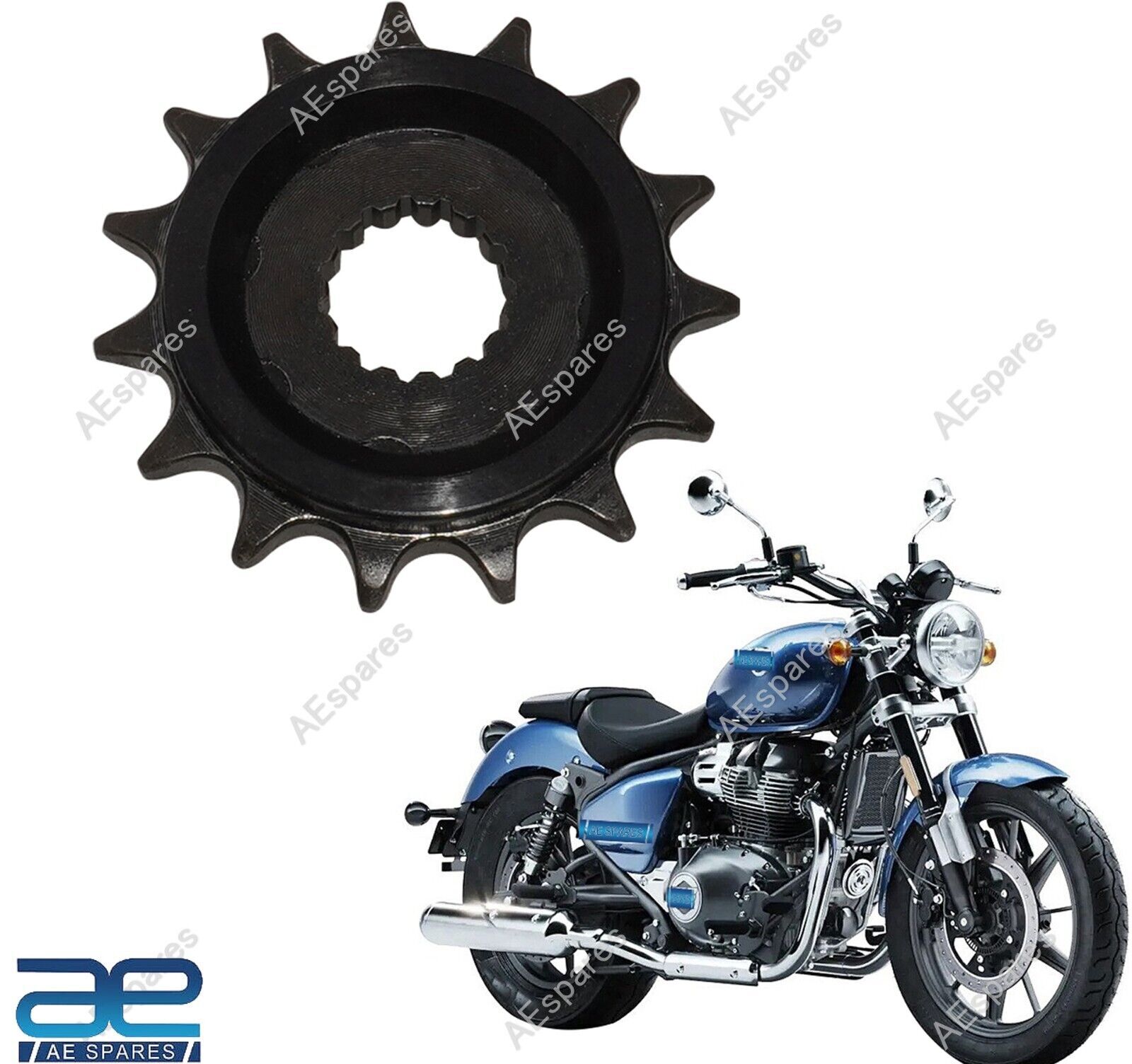 Pignone Anteriore 15T 520 Per Royal Enfield Super Meteor 650 RLL00096/C @UK