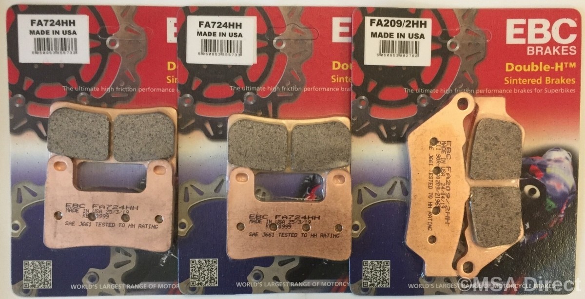 EBC FRONT and REAR Brake Pads Fits BMW R1250GS R1250R R1250RT
