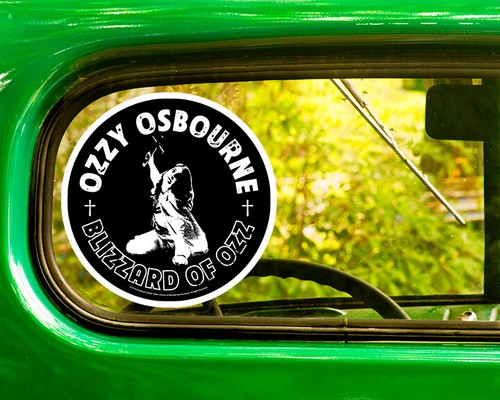 Ozzo Sticker 2 OZZY OSBOURNE BLIZZARD DECAL Stickers Bogo Car Bumper Laptop window ...