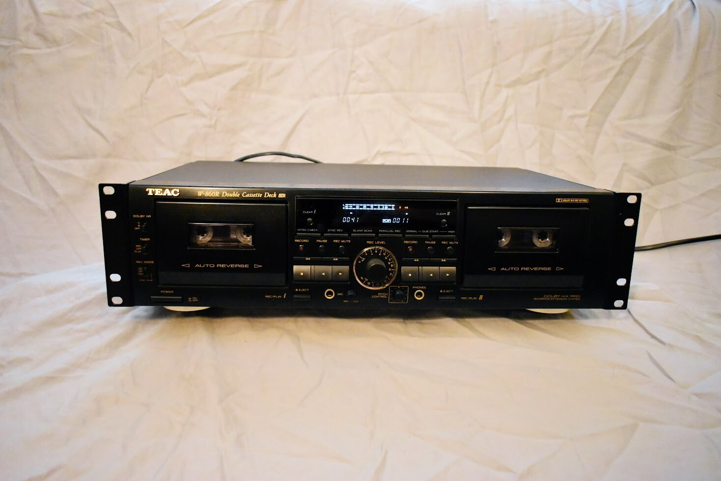 TEAC W-860R ダブルカセットデッキ 美品 動作OK！！】 ダブルカセットデッキ TEAC ティアック W-860R - メルカリ