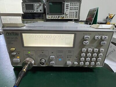 Anritsu MF2412B 10 Hz to 20 GHz Microwave Frequency Counter Anritsu MF2412B 10 Hz to 20 GHz Microwave Frequency Counter