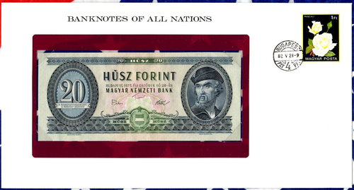 Banknotes of All Nations Hungary 20 Forint 1975 P-169f UNC C173 199349 Birthday