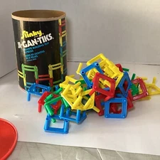 Ji-Gan-Tiks Multi Colored Stackable Educational Building Toy 43Pcs Slinky Brand