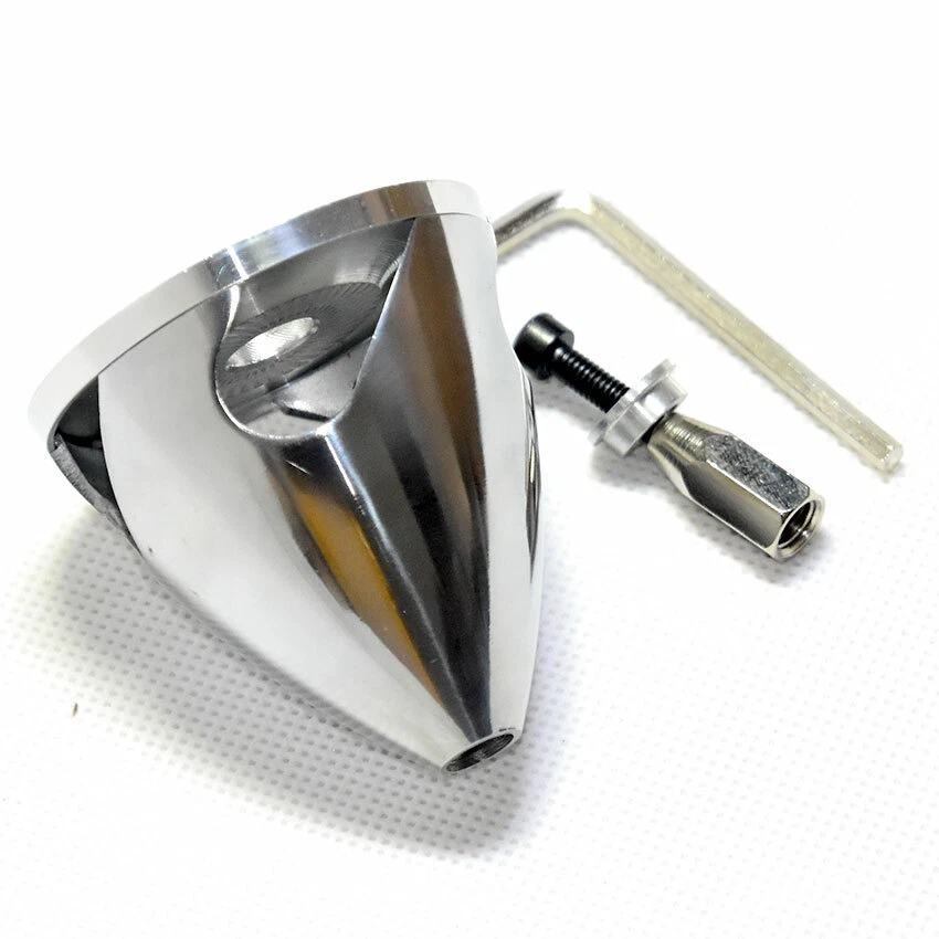 4 Bladed Aluminum Spinner 1.5in /38mm for 5mm Shaft Nitro Engine RC Model Plane - Image 3 of 4