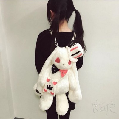 rabbit plush backpack
