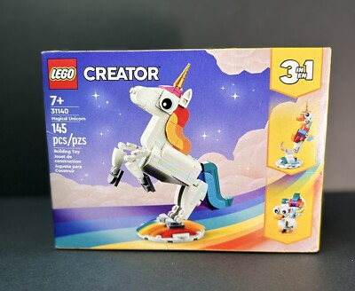 NEW! LEGO Creator in MAGICAL UNICORN Seahorse Peacock Set