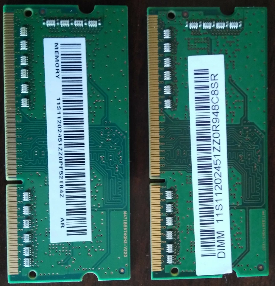 Samsung 2GB 1600MHz PC3L 12800S-11-13-C3 204-PIN SODIMM RAM Low Profile *Test - Image 2 of 2