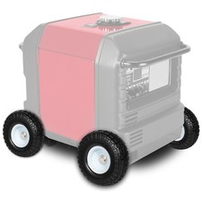 Kit de ruedas todo terreno generador apto para Honda EU3000is neumáticos sólidos nunca pinchados 