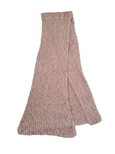 Free People Better Days Rust & Cream Ribbed High Slit Skirt Sz M Boho