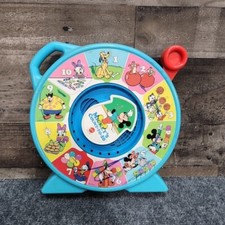 Mickey  s Mattel See N' Say Count To 10 Vintage Toy Blue 1989 Tested Works