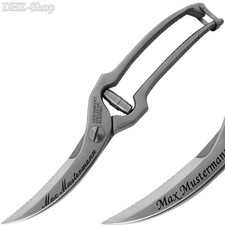 Geflügelschere Geschmiedet Edelstahl Rostfrei verschraubt ohne Gravur