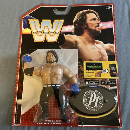 WWE WRESTLING RETRO SERIES MAYHEM SCAN SERIES AJ S...