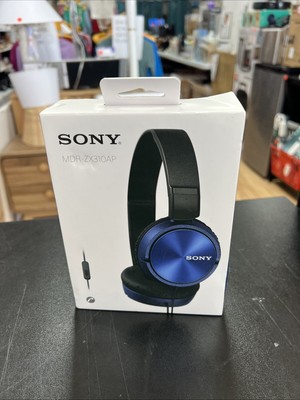 Sony MDR-ZX310AP Blue Over the Ear Stereo Headset